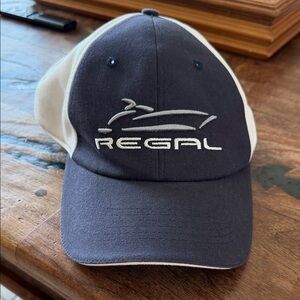 NWOT Regal Boats Navy and White Cap